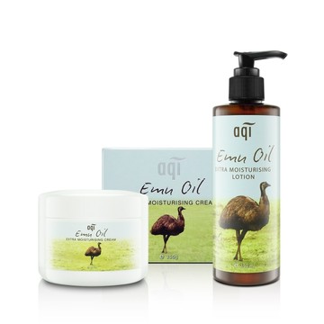 【Jollyard 潔麗雅】鴯鶓潤膚組合(鴯鶓霜250ml + 鴯鶓乳液250ml)