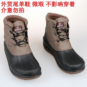 冬季雪地靴防滑平底加絨保暖外貿冷雨天穿滑雪場旅游