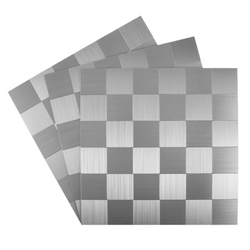 Tamsaa 金屬磚紋廚房壁貼  30.5 x 30.5cm  3個