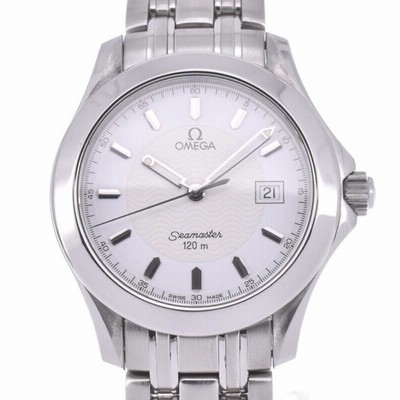 オメガ OMEGA 2511.52 シーマスター120 デイト クォーツ メンズ オメガ シーマスター 120 クォーツ 2511.52 ブラック メンズ