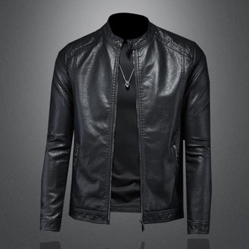 2025新款漫威毒液男士皮衣外套帥氣金典春秋海寧皮夾克立領潮歐美
