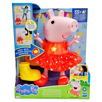 Hasbro 孩之寶 Peppa Pig 粉紅豬小妹 佩佩豬的跳泥巴水坑派對 F8873 3歲以上  1組