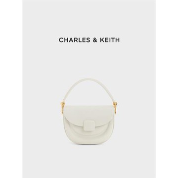 (免運)CHARLES&KEITH夏季女包CK2-50151315通勤單肩斜挎包KOA馬鞍包女
