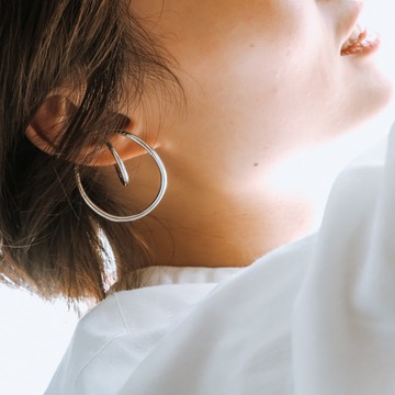 【禮物】Hooping大耳圈 無痛耳骨夾 中性男女耳飾イヤーカフ