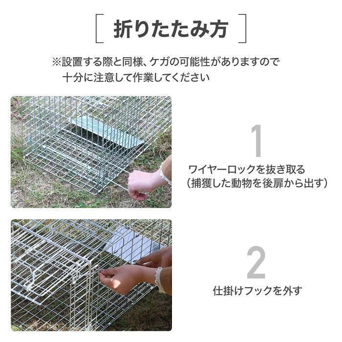 捕獲器 猫 アニマルトラップ トラップ 箱罠 イタチ 駆除 捕獲 踏板式 捕獲機 動物 小動物 子猫 罠 鼠 保護 庭 畑 餌 アニマルキャッチャー