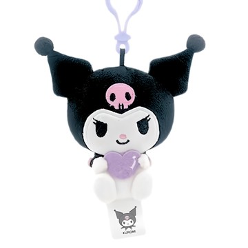 KUROMI 酷洛米 可愛造型玩偶吊飾鑰匙圈 16 x 12cm 60g  酷洛米抱抱 多色  1個