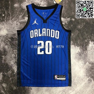 【卓越優選館】23賽季 NBA魔術隊 飛人款 球星同款 波爾10號 富爾茨20號 班凱羅5號 籃球衣 男款 運動球衣 透氣舒適 一件起批