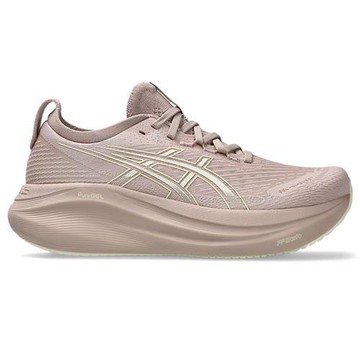 Asics 亞瑟士 慢跑鞋 女鞋 緩衝 GEL-NIMBUS 27 藕粉 1012B753-702