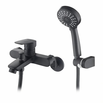 BOSS 科隆沐浴龍頭-消光黑/HB-210066MB 桃竹苗提供安裝服務