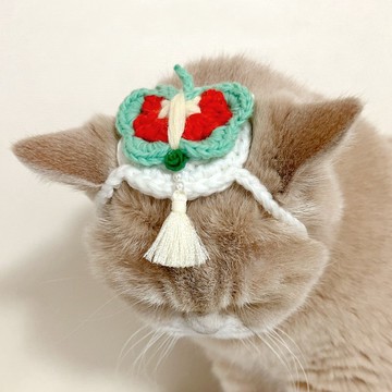 Korean Designer Brand 传统蝴蝶宠物发饰 猫狗适用