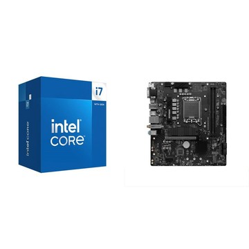 Intel 〈鈔省價〉i7-14700+微星 B760M BOMBER WIFI D4 M-ATX主機板
