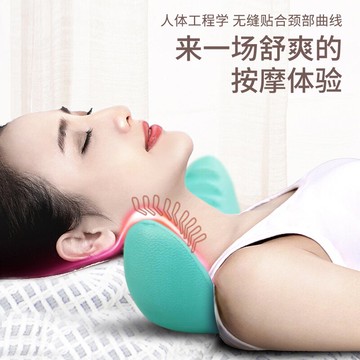 頸椎按摩枕 頸椎枕  頸椎按摩枕頭重力指壓脖子肩頸部疼痛牽引儀家用器材【MJ21400】