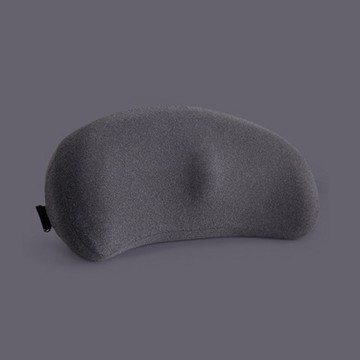 丹丹有品｜可捲收記憶棉靠枕 深灰/淺灰雙色可選