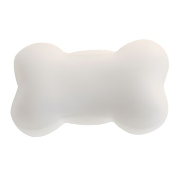 Sunday Life 骨頭造型皮質矽膠護腕墊 - 舒適支撐  柔軟矽膠  防滑設計  趣味造型  白色  1個