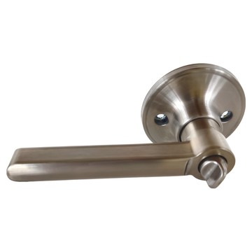 FAULTLESS 加安牌 水平門鎖 LD6X20GJ 浴室自動解門鎖 磨砂銀表面處理  1組