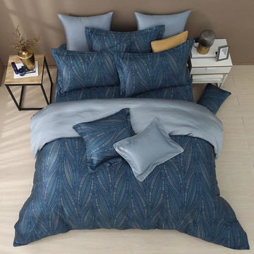 雙人薄被套加大床包組/ SUPIMA匹馬棉 / 500織 / 溫斯理 [鴻宇] 台灣製 - 2527