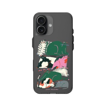 iPhone 17 Clear (相機按鈕) 酷墨灰 - Livia Fălcaru - 貓貓咪