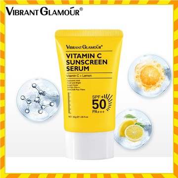 正品VIBRANT GLAMOUR 維生素C防曬霜30g