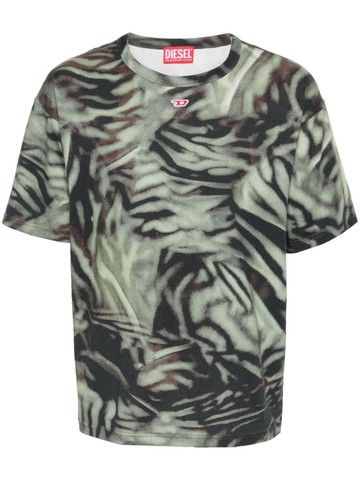 Diesel - T-Boxt-N3 cotton T-shirt - men - Cotton/Cotton/Spandex/Elastane - XXL - Green
