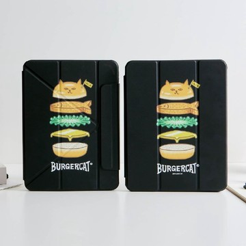 保羅先生 喵堡BurgerCat強悍磁吸iPad三折/Y折保護殼
