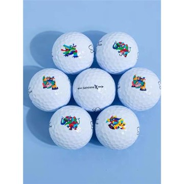 韓國Saintnine超遠距離高爾夫球三四層磨砂彩球下場二手高爾夫球