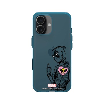 iPhone 17 Clear (相機按鈕) 夜幕藍 - 迪士尼-漫威 Marvel - 死侍與金鋼狼-1