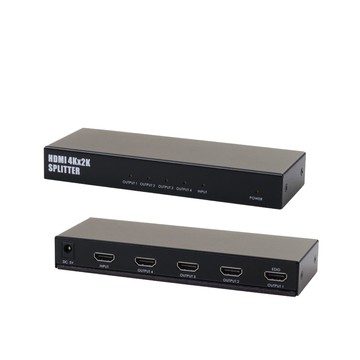 HANWELL 昌運監視器 HS-114K HDMI 影音訊號分配器 ( 4K2K ) 傳輸頻寬可達 10.2GHz