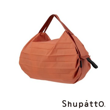 【Shupatto】燈籠型日常素色秒收環保啪啪包-小-紅磚橘 (SH-S514BR-XAO2)