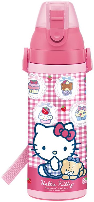【領券滿額折100】 HELLO KITTY 蛋糕不銹鋼直飲壺(600ml)