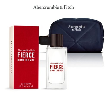 領券再折168【ABERCROMBIE & FITCH】天生自信男性古龍水50ml(贈A&F盥洗包.附禮物袋)快速出貨