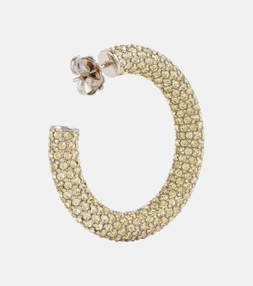 Amina Muaddi Cameron medium hoop earrings