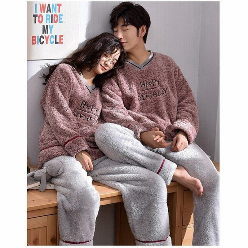 ペアパジャマ カップル セット 寝巻き ペアパジャマ ルームウェア ふわもこ もこもこ あったか 冬 モコモコ メンズ パジャマ レディース 冬 長袖 通販 Lineポイント最大0 5 Get Lineショッピング
