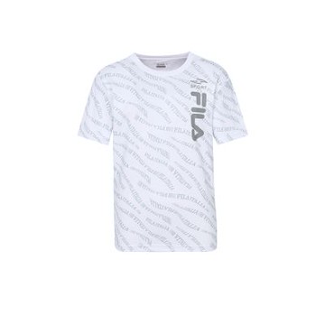 FILA官方直營 男抗UV吸濕排汗短袖圓領T恤-白色 1TEZ-5302-WT