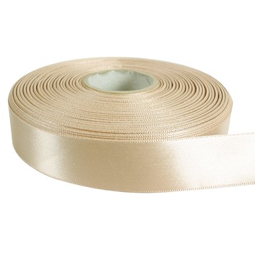 Knock 高密度緞帶 25mm  1個  裸色  45m