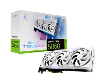 【新品】GeForce RTX 5060 8G GAMING TRIO OC WHITE 微星顯卡