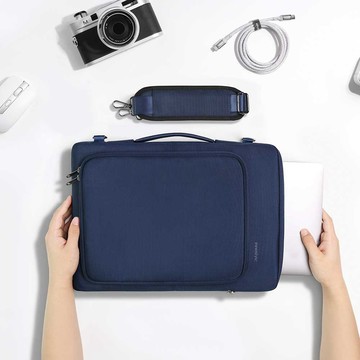 Innostyle OmniProtect 14 吋雙層 360 度保護電腦側背包 - 午夜藍