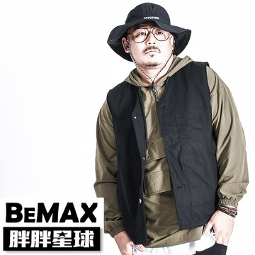 【胖胖星球】中大尺碼‧韓系雅痞修身外搭馬甲 2XL~7XL‧加大【C3502】