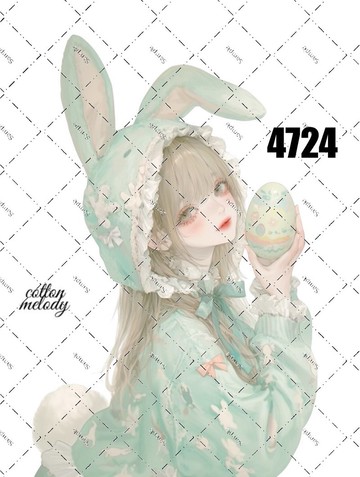 original sticker no.4724 人物貼紙 原創貼紙 原創人物貼紙 裝飾貼紙 cotton melody
