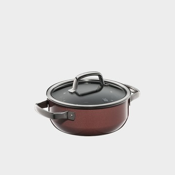 WMF Fusiontec Mineral 低身湯鍋 20cm 2.4L (玫瑰金色)