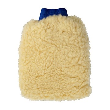 Formula 1 超細纖維洗車手套 厚實棉絨材質  黃色  1個