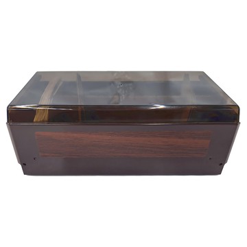 KW-triO 堡勝企業 名片盒(600片) 棕色 名片分類及管理  215 x 105 x 82mm