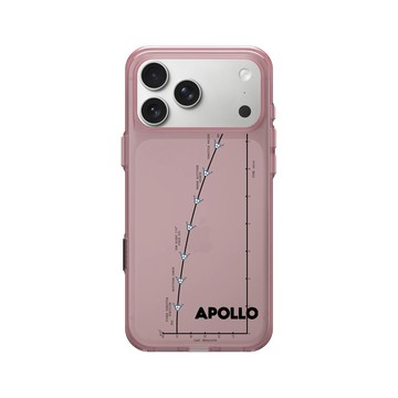 iPhone 17 Pro Max Clear (相機按鈕) 晶醺玫 - NASA - 阿波羅飛行計劃