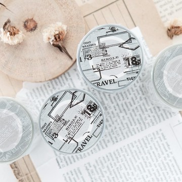 框組合 ( 黑墨 / 白墨 ) / PET紙膠帶