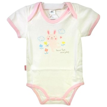 vivibaby 女童款 荳荳兔短袖  粉色  70cm