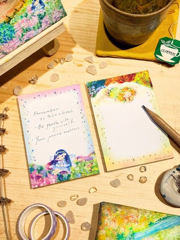 Your Peace matter-Fairy Memo pad-set of 2 ( 30 sheets each)