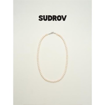 SUDROV素覺珍珠項鏈頸鏈時尚氣質鎖骨鏈送女友生日七夕情人節禮物