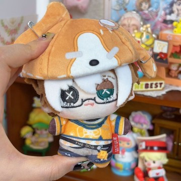 【動漫周邊✅】免運 囚徒比格多棟10cm棉花娃娃第五人格系列聯名皮膚盧卡可愛帽子...