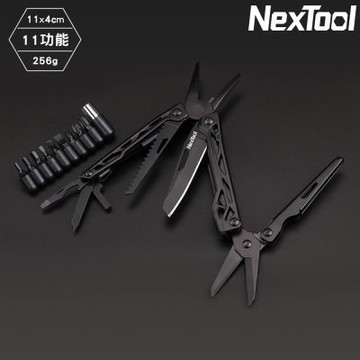 NexTool 11功能工具鉗【黑色】Black Knight NE20151