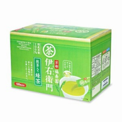 宇治の露製茶 伊右衛門 インスタント緑茶スティックタイプ 120本 お茶 緑茶 日本茶 宇治茶 インスタント スティック 大容量