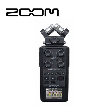Zoom H6 Black 手持數位錄音機 錄音筆【敦煌樂器】